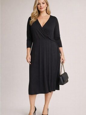 knee length dresses for ladies Black Broderie Anglaise Orla Midi Dress main image 0